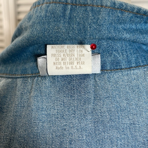NEW. Vintage Studio, Denim Dress, M. Button up. - Picture 13 of 16